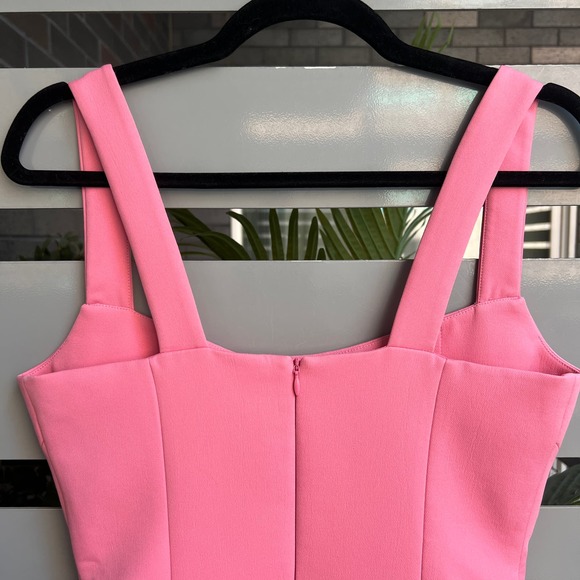 NWT Alexis 'Gineva' Sleeveless Square-Neck Opera Pink Mini Dress Size S - Picture 5 of 8